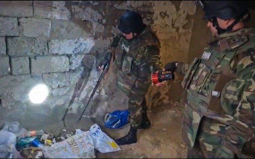 Bakıda silah-sursat aşkarlanıb