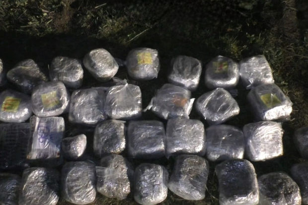 Yardımlıda dərədən 18 kiloqram narkotik aşkarlanıb - FOTO