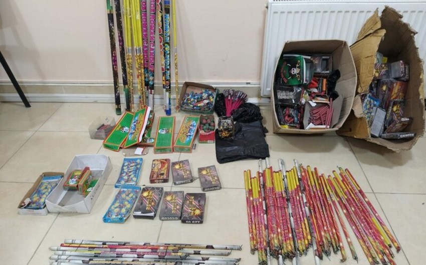 Salyan və Saatlıda pirotexniki vasitələr satan şəxslər barəsində tədbirlər görülüb