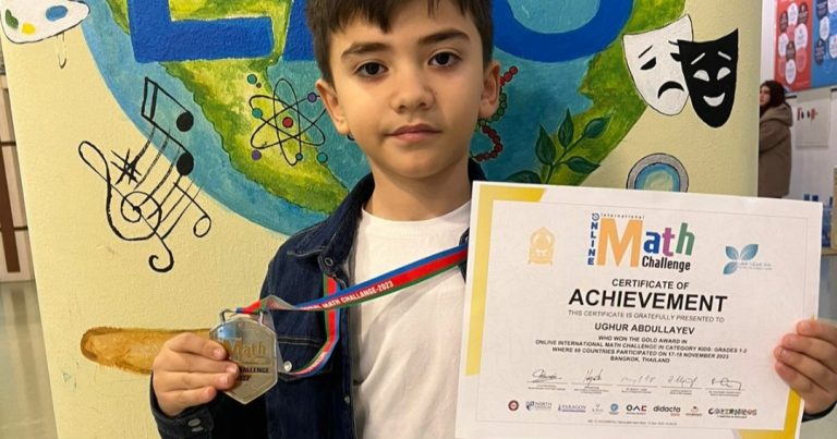 Azərbaycanlı şagirddən BÖYÜK UĞUR