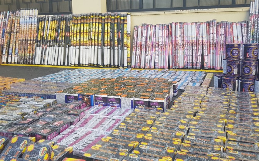 Bərdədə 300 min manat dəyərində pirotexniki vasitələr aşkarlanıb