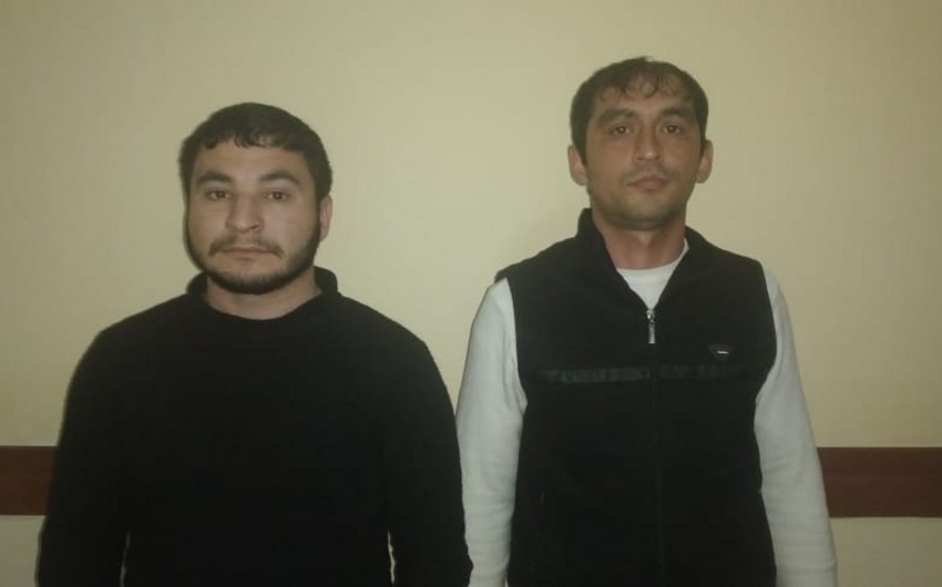 Goranboyda oğurluq edən maskalı şəxslər saxlanılıb