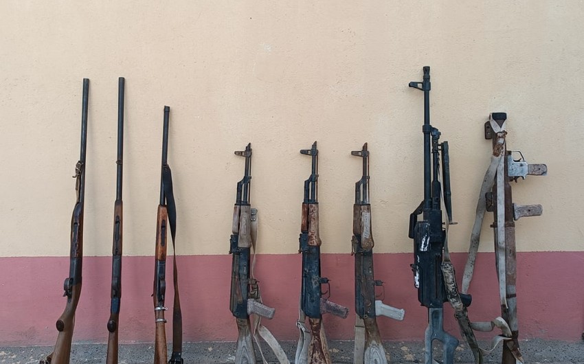 Cəbrayılda silah-sursat tapılıb