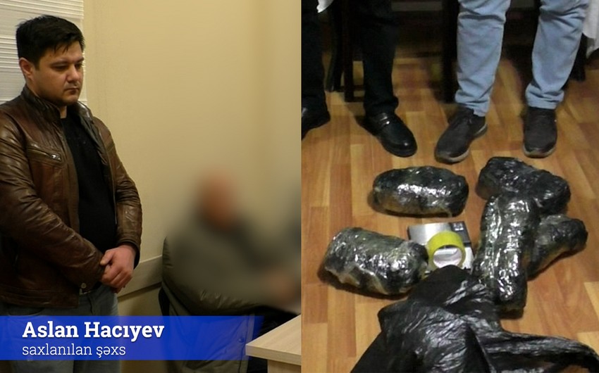 Abşeronda narkokuryer saxlanılıb, 3 kq marixuana götürülüb