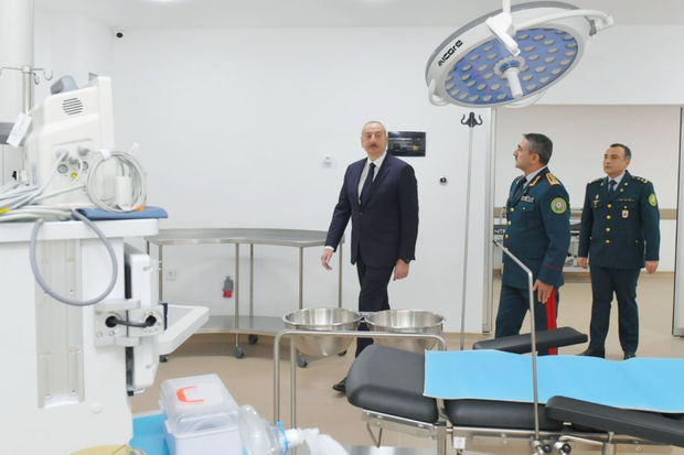 İlham Əliyev Bakıda DSX-nin yeni hərbi hospital kompleksinin açılışında iştirak edib - YENİLƏNİB + FOTO