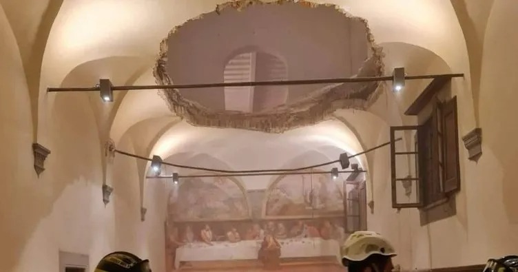 İtaliyada toy zamanı döşəmə çöküb: 35 nəfər xəsarət alıb