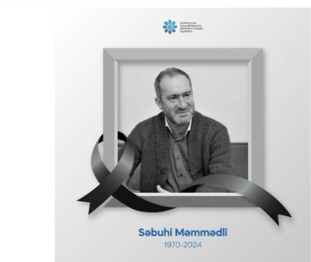 MEDİA jurnalist Səbuhi Məmmədlinin vəfatı ilə bağlı başsağlığı verib