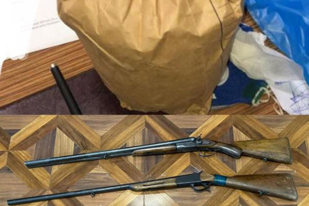 Xızıda əməliyyat: Yarım kiloqram narkotik, beş ədəd silah... - FOTO