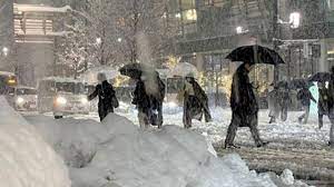 Yaponiyada qarın qalınlığı 50 santimetri keçib