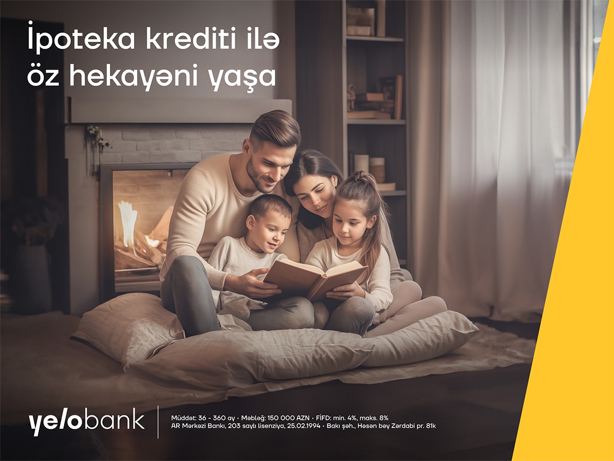 Yelo Bank-ın sərfəli şərtləri ilə mənzil sahibi olun!