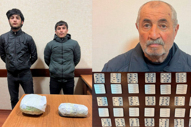 Saxlanılan şəxslərdə üç kiloqram narkotik aşkarlanıb - VİDEO