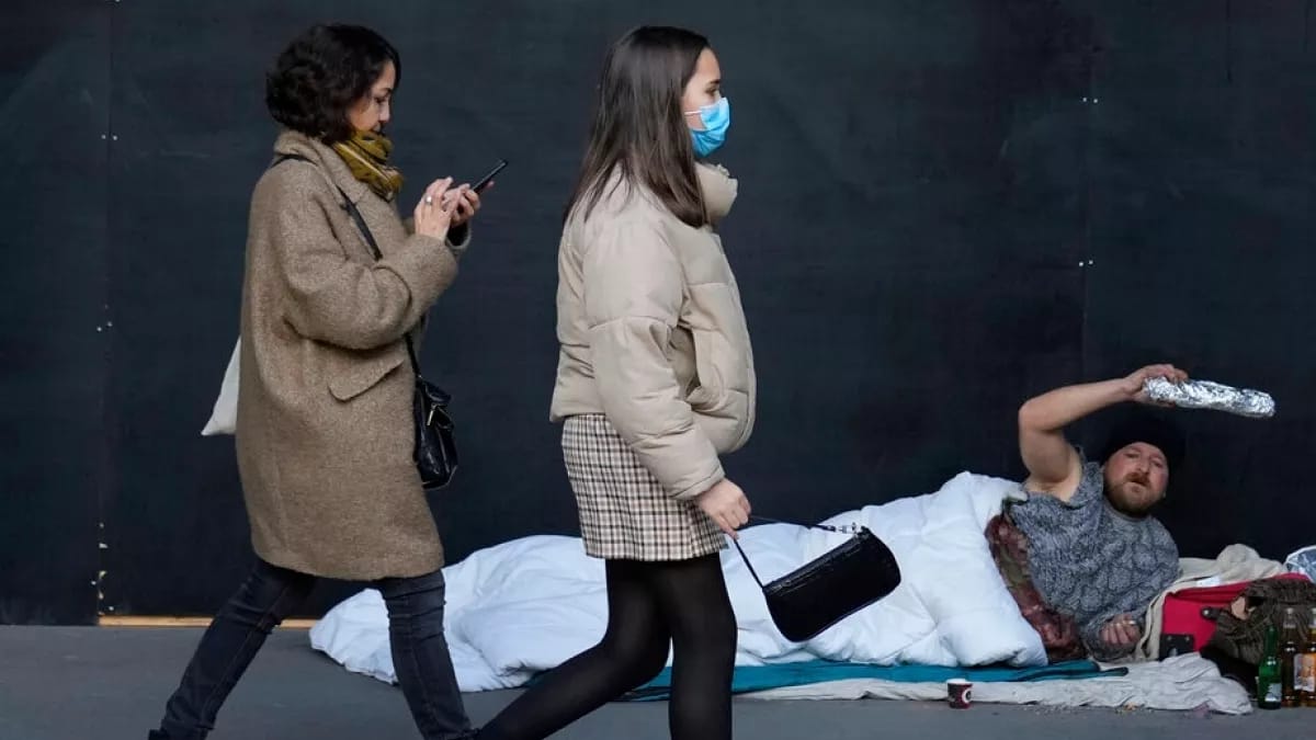 Parisdə evsizlərin sayı 3500-ə çatıb