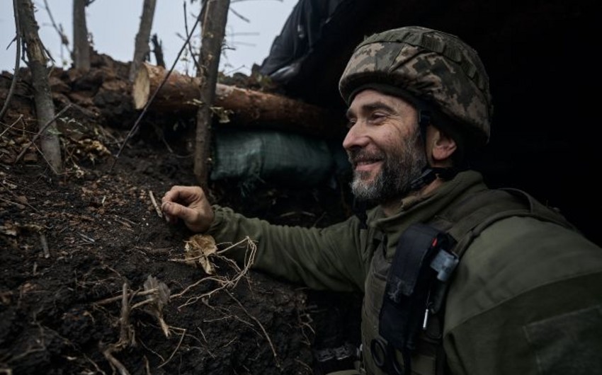 Xerson vilayətinin sol sahilində Ukrayna bayrağı sancılıb