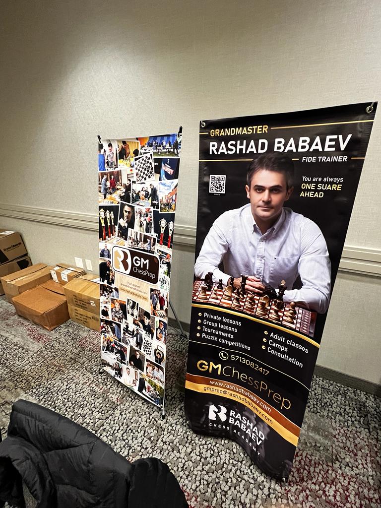 Azərbaycanlı ABŞ-də şahmat məktəbi açdı, turnir keçirdi - FOTOLAR