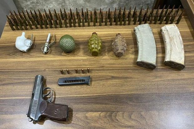 Xankəndidə xeyli silah-sursat aşkarlanıb