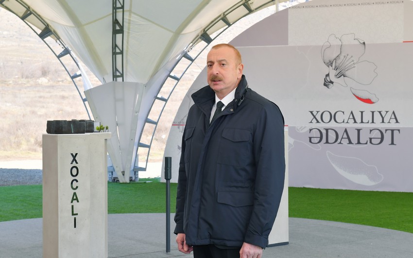 Azərbaycan lideri: Əfsuslar olsun ki, “Xocalıya ədalət!” çağırışımız cavabsız qaldı