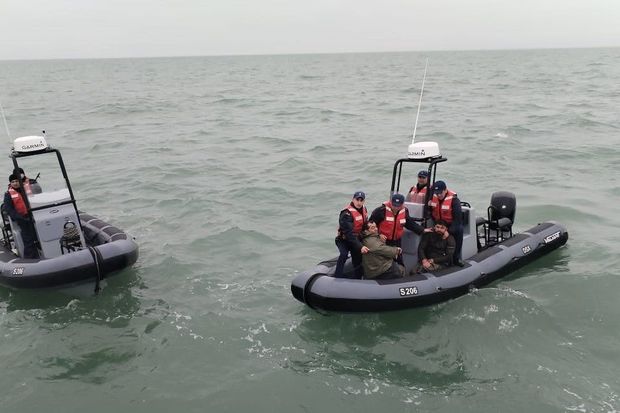 Xəzərdə sürətli TƏQİB: Azərbaycanın dəniz sərhədini pozanlar saxlanılıblar - ANBAAN VİDEO + FOTO