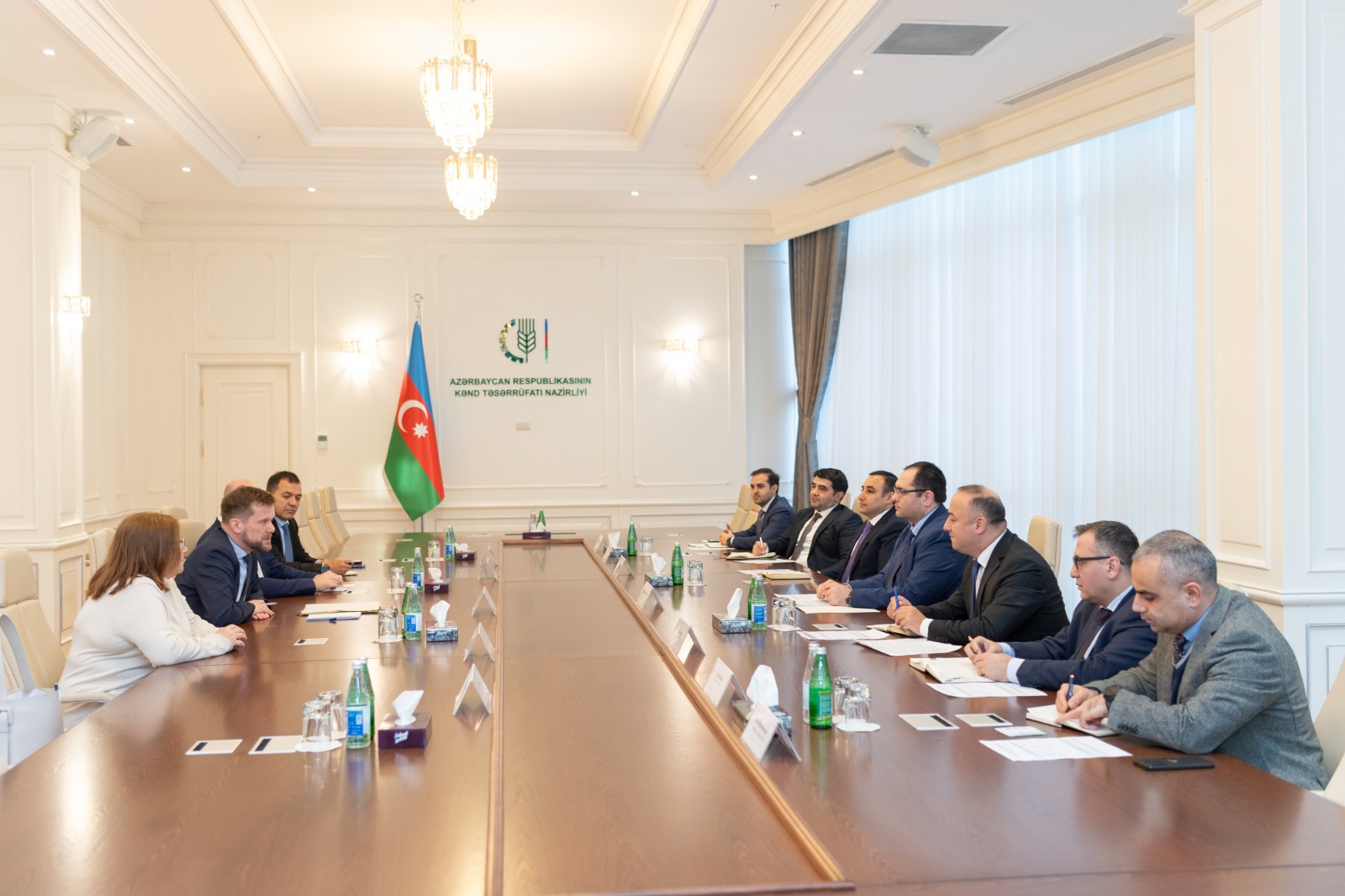 Almaniyanın aqrar sahədə ixtisaslaşmış şirkətlərinin nümayəndələri ilə görüş keçirilib