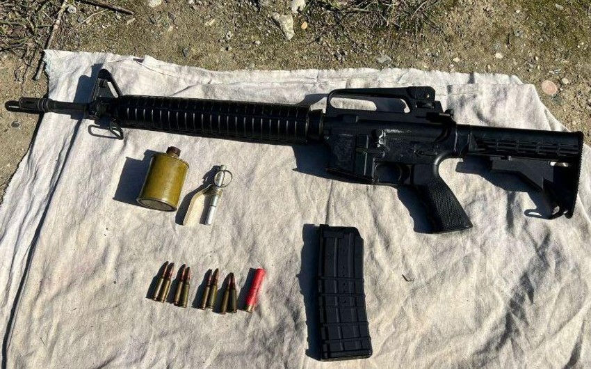 Bakıda vətəndaşdan silah-sursat aşkar edilərək götürülüb