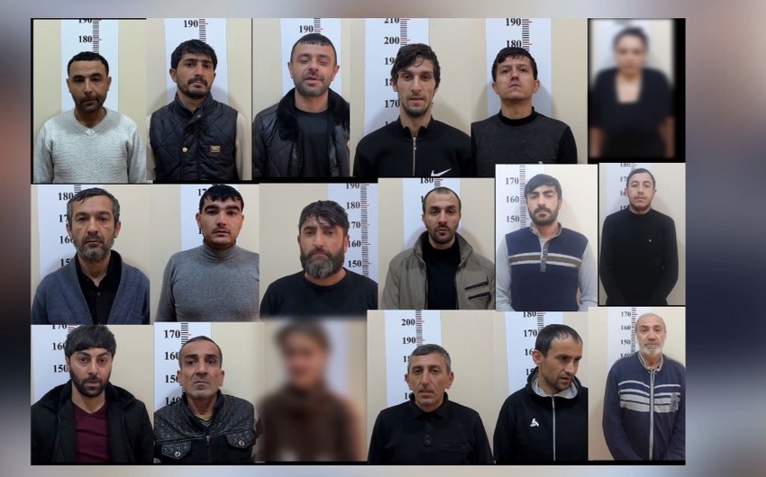 Gəncədə narkotik satmaqda şübhəli bilinən onlarla şəxs saxlanılıb