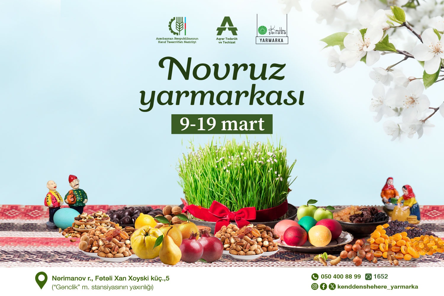 “Kənddən Şəhərə” Novruz yarmarkası təşkil olunacaq