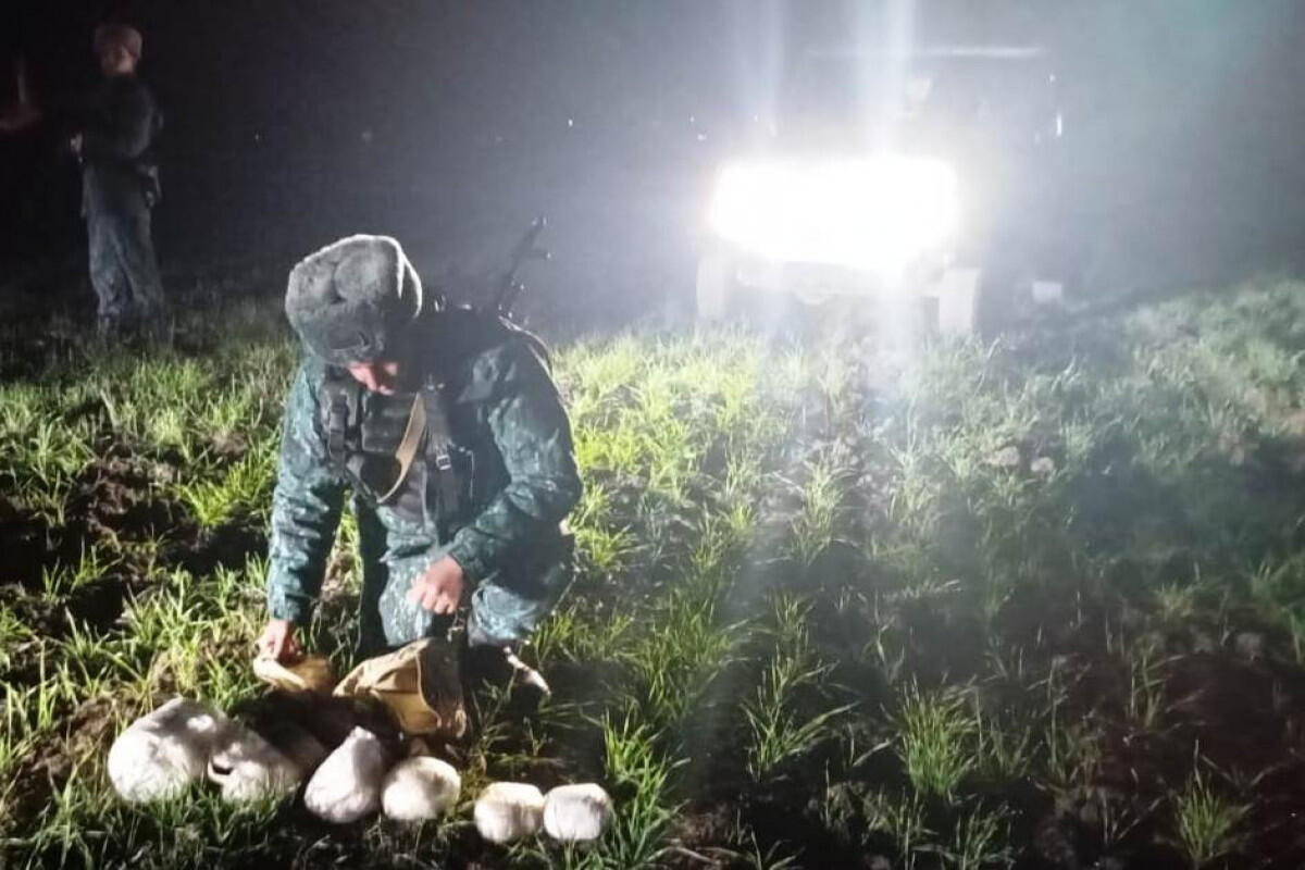 Sərhədi pozan İran vətəndaşı 6 kq narkotiklə saxlanıldı - FOTO