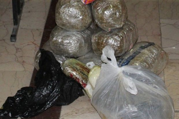 Şirvan şəhər sakinləri Füzulidə 10 kiloqram narkotiklə saxlanılıblar - FOTO