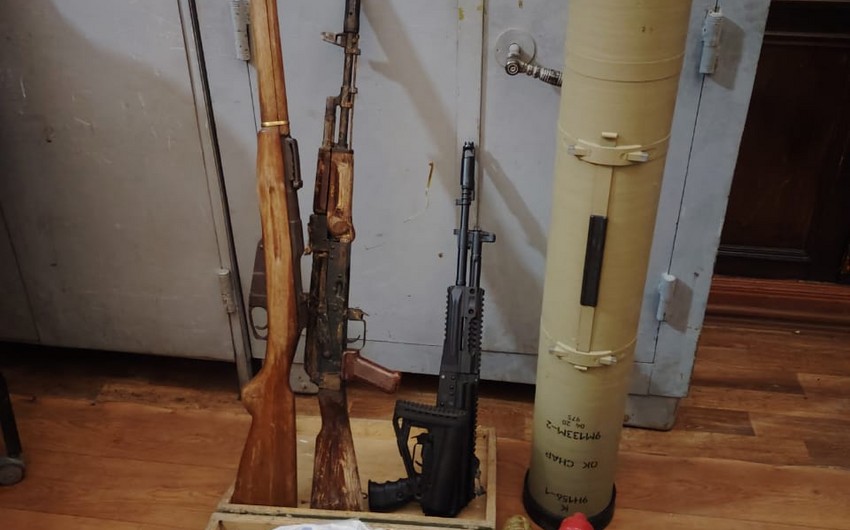 Kəlbəcərdə silah-sursat aşkarlanıb