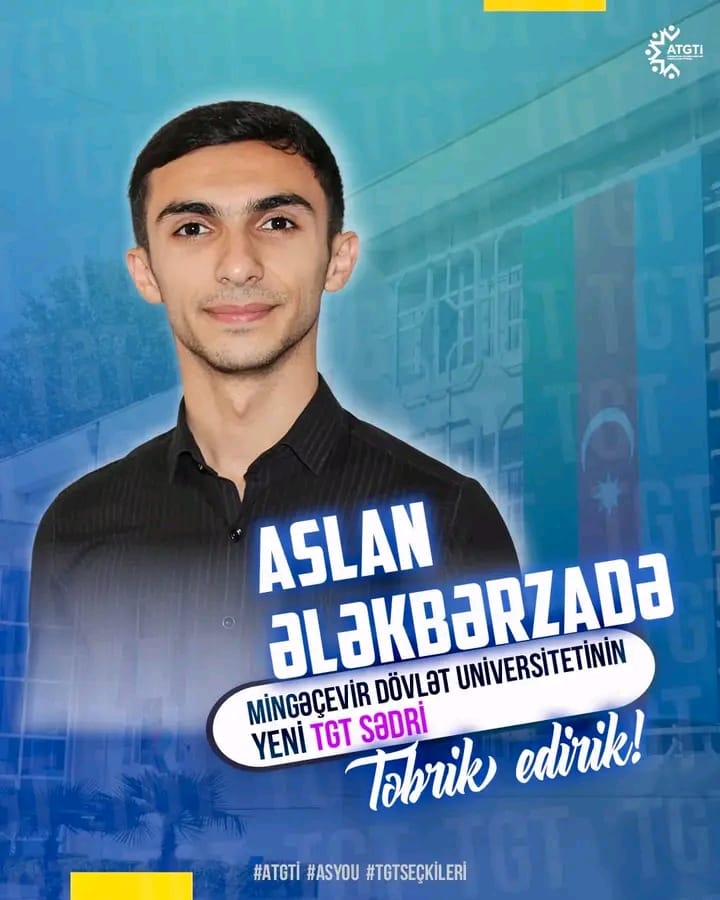 Mingəçevir Dövlət Universitetinin rektoru Şahin Bayramov Universitetin TGT-nın sədrini təbrik edib