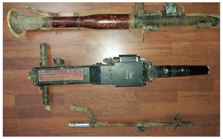 Ağdərədə qumbaraatan və pulemyot aşkarlanıb