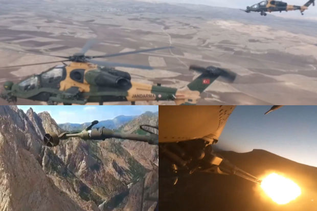 Türkiyə terroçuların mağaraları məhv edildi: Çox sayda sursat ələ keçirildi - VİDEO