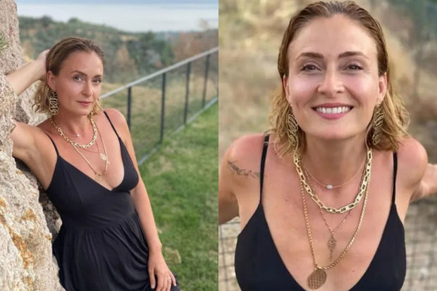 Məşhur türkiyəli aktrisa ilk dəfə sevgilisi ilə bağlı paylaşım etdi - FOTO