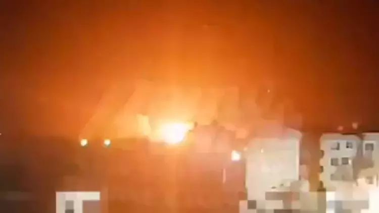 Ukrayna Rusiya bazasını dronlarla vurub