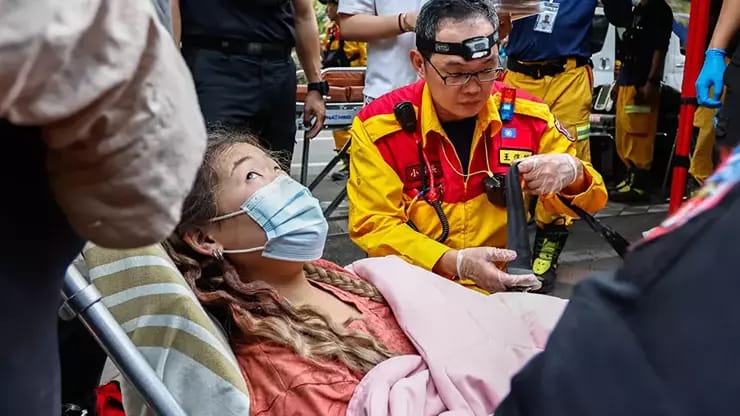 Tayvanda baş verən zəlzələdə ölənlərin sayı artıb