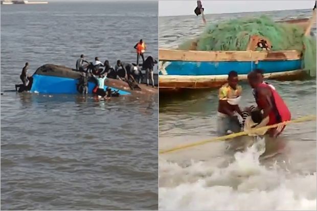 Mozambikdə faciə: Vəbadan qaçan 100-dən çox sakin suda boğuldu - VİDEO