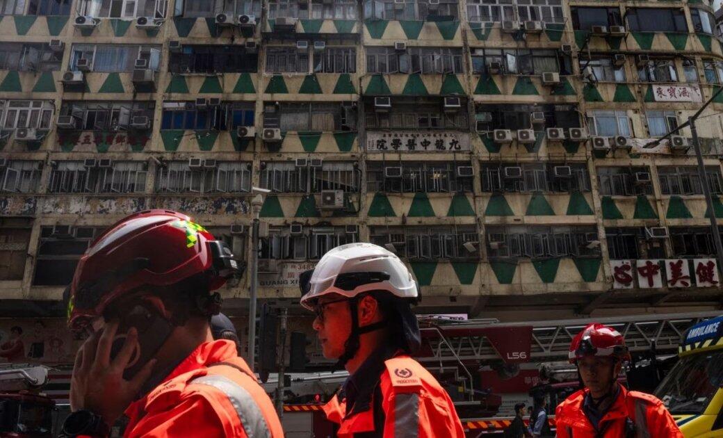 Honkonqda çoxmərtəbəli binada yanğın - Ölənlər və yaralananlar var - FOTO