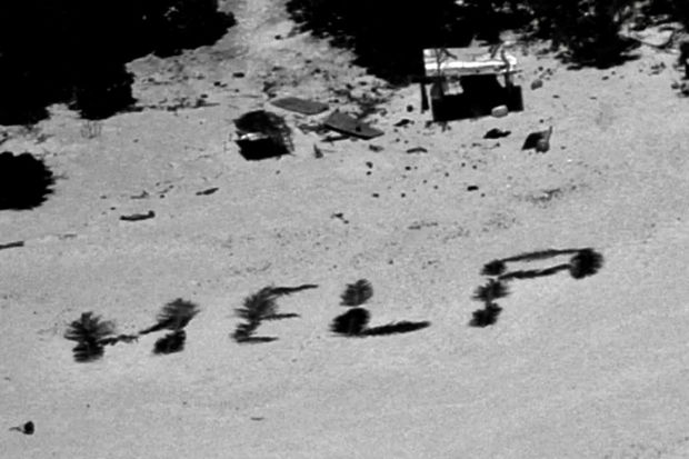 Kimsəsiz adada qalan dənizçilər palma yarpaqları sayəsində xilas oldular - FOTO