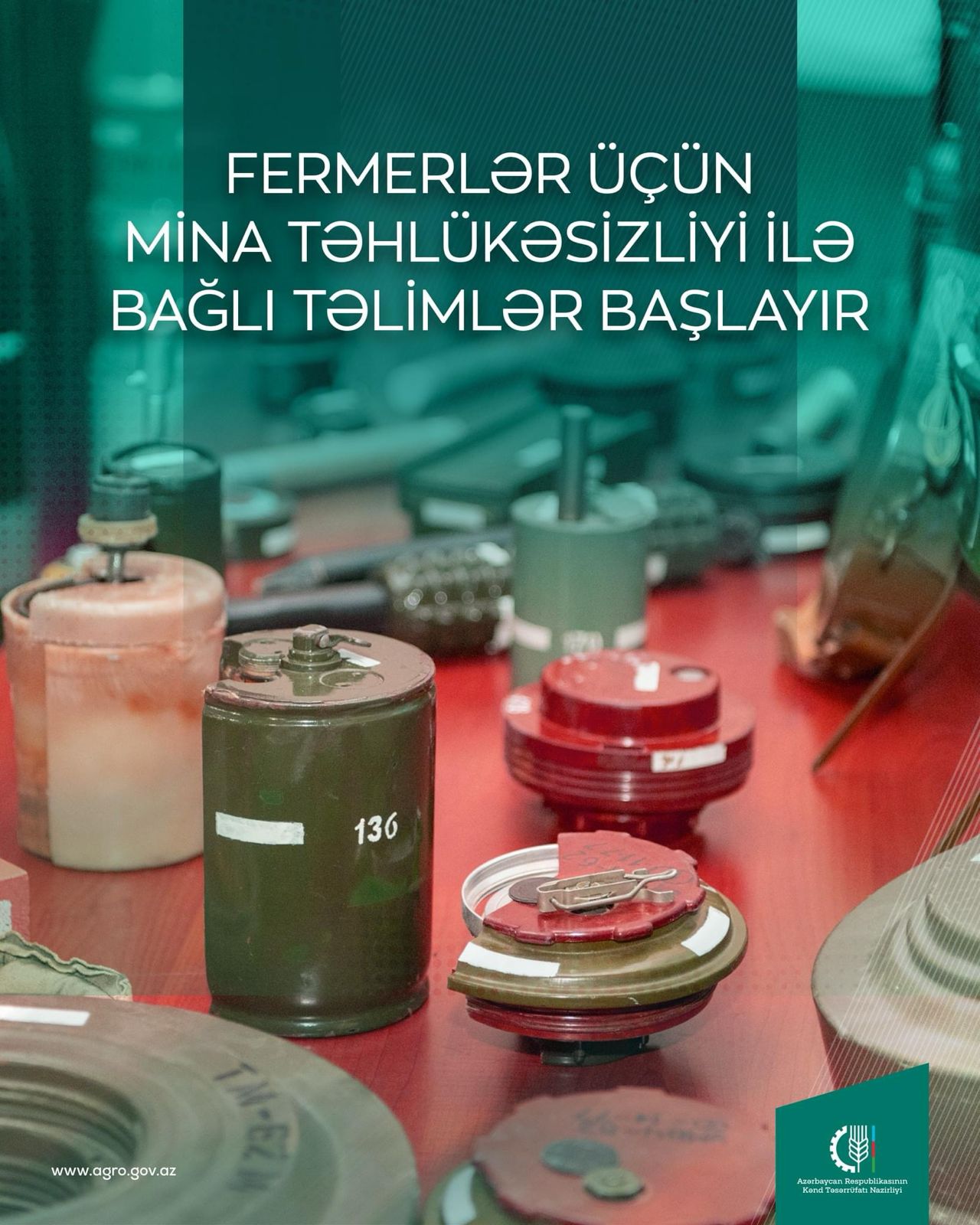 Yaylaqlara köç edəcək fermerlər üçün mina təhlükəsizliyi ilə bağlı təlimlər başlayır