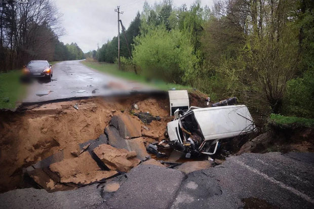Kiyevdə mikroavtobus uçuruma düşdü: Ölənlər və yaralananlar var - FOTO