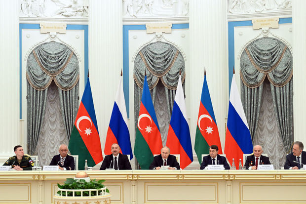 İlham Əliyev və Vladimir Putinin BAM veteranları ilə görüşü olub - YENİLƏNİB + FOTO/VİDEO