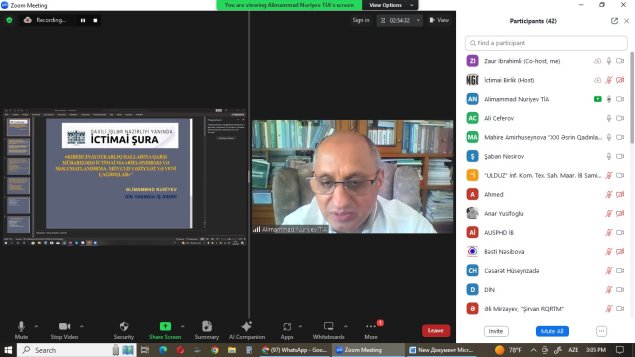 Kibercinayətkarlığa qarşı mübarizədə ictimai maarifləndirmə məsələləri müzakirə edilib