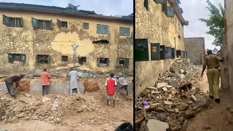 Güclü yağışların həbsxanaya ziyan vurması nəticəsində 118 məhbus qaçıb