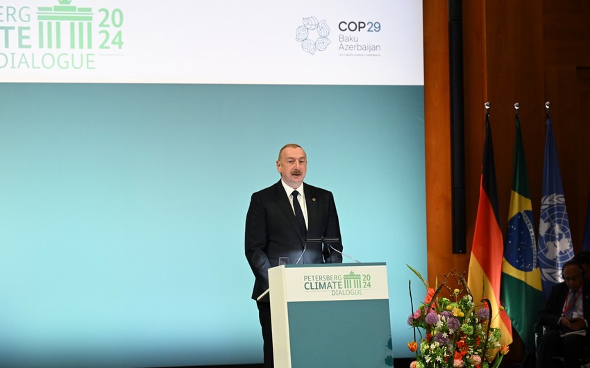 İlham Əliyev: Bizim yaşıl enerji layihələrimiz xarici investorlar tərəfindən maliyyələşdirilir