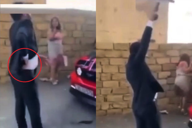 Azərbaycanda toyda qorxulu anlar: Atəş açıldı, bəy həbs edildi - VİDEO