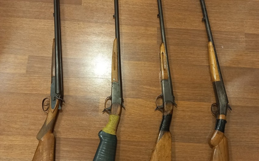 Ötən gün vətəndaşlardan 4 silah götürülüb