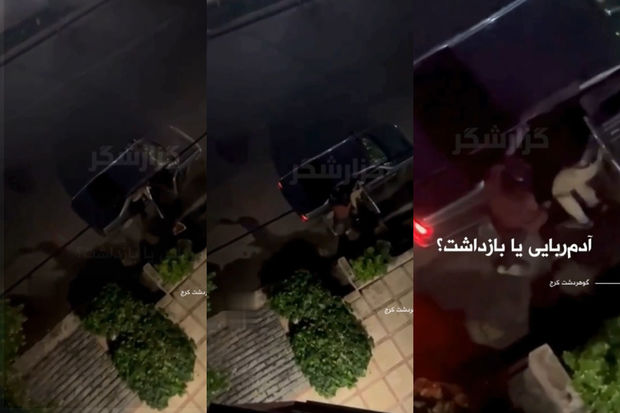 İranda repressiv qüvvələrin zorakılığı: Yerli sakinləri avtomobilə salaraq qaçırırlar - VİDEO