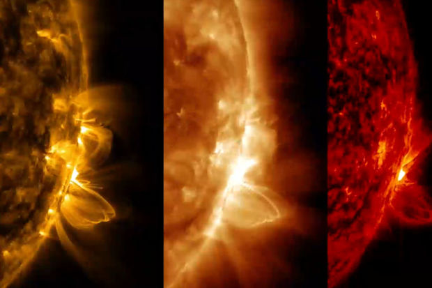 NASA güclü günəş partlayışının görüntüsünü yayımlayıb - VİDEO