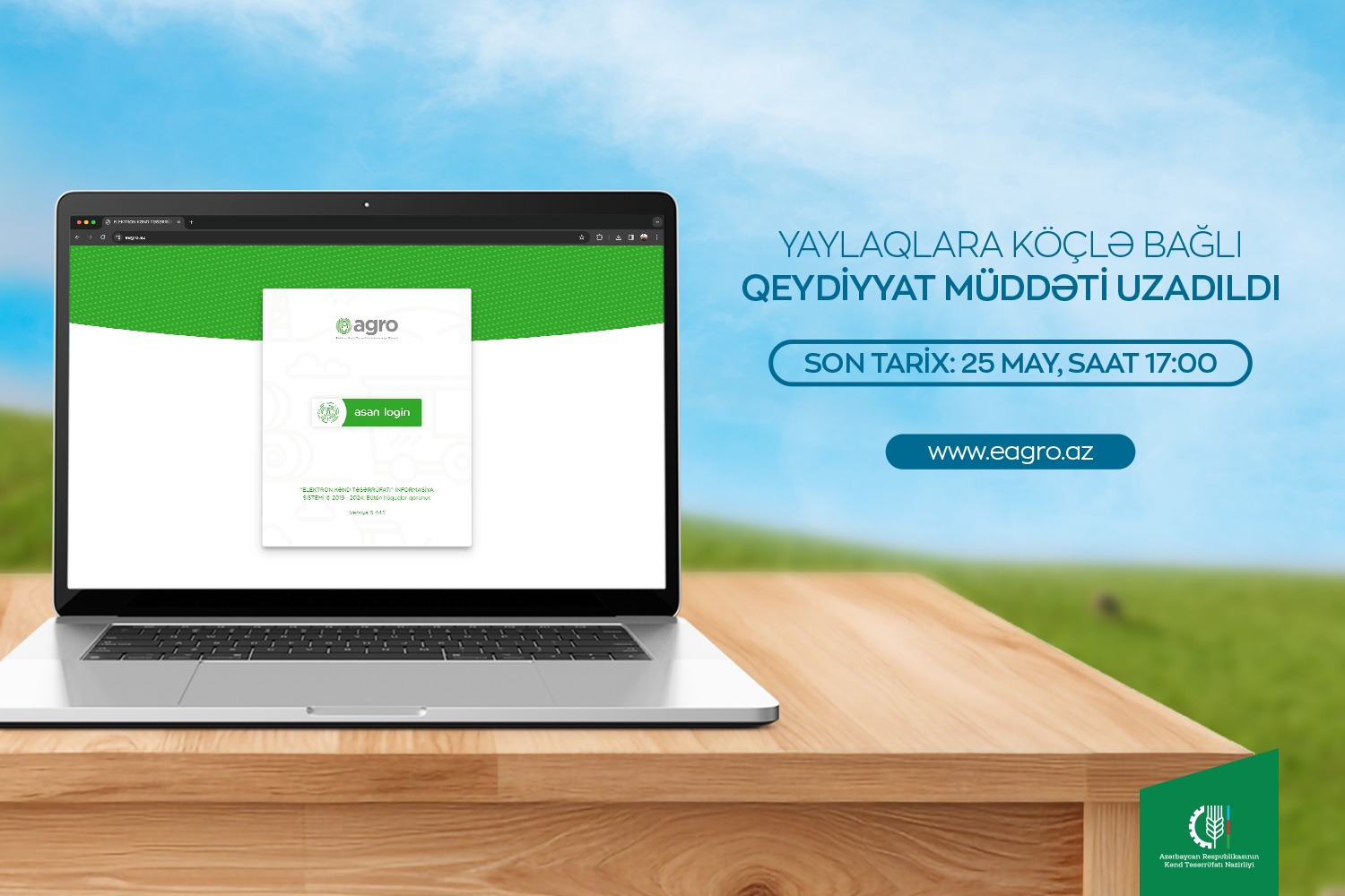 Yaylaqlara köç etmək istəyən fermerlər üçün qeydiyyat müddəti mayın 25-də başa çatır