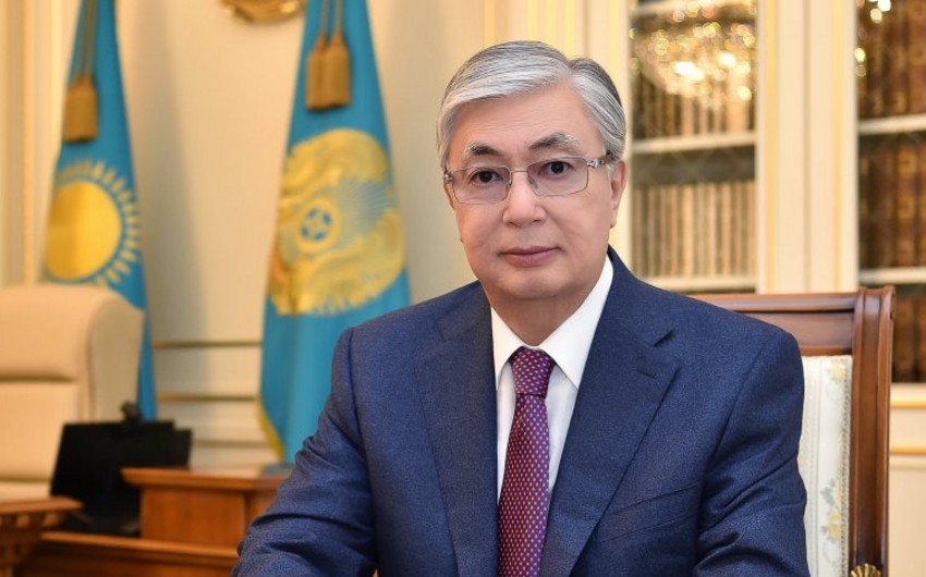 Kasım-Jomart Tokayev Müstəqillik Günü münasibətilə Azərbaycan Prezidentini təbrik edib