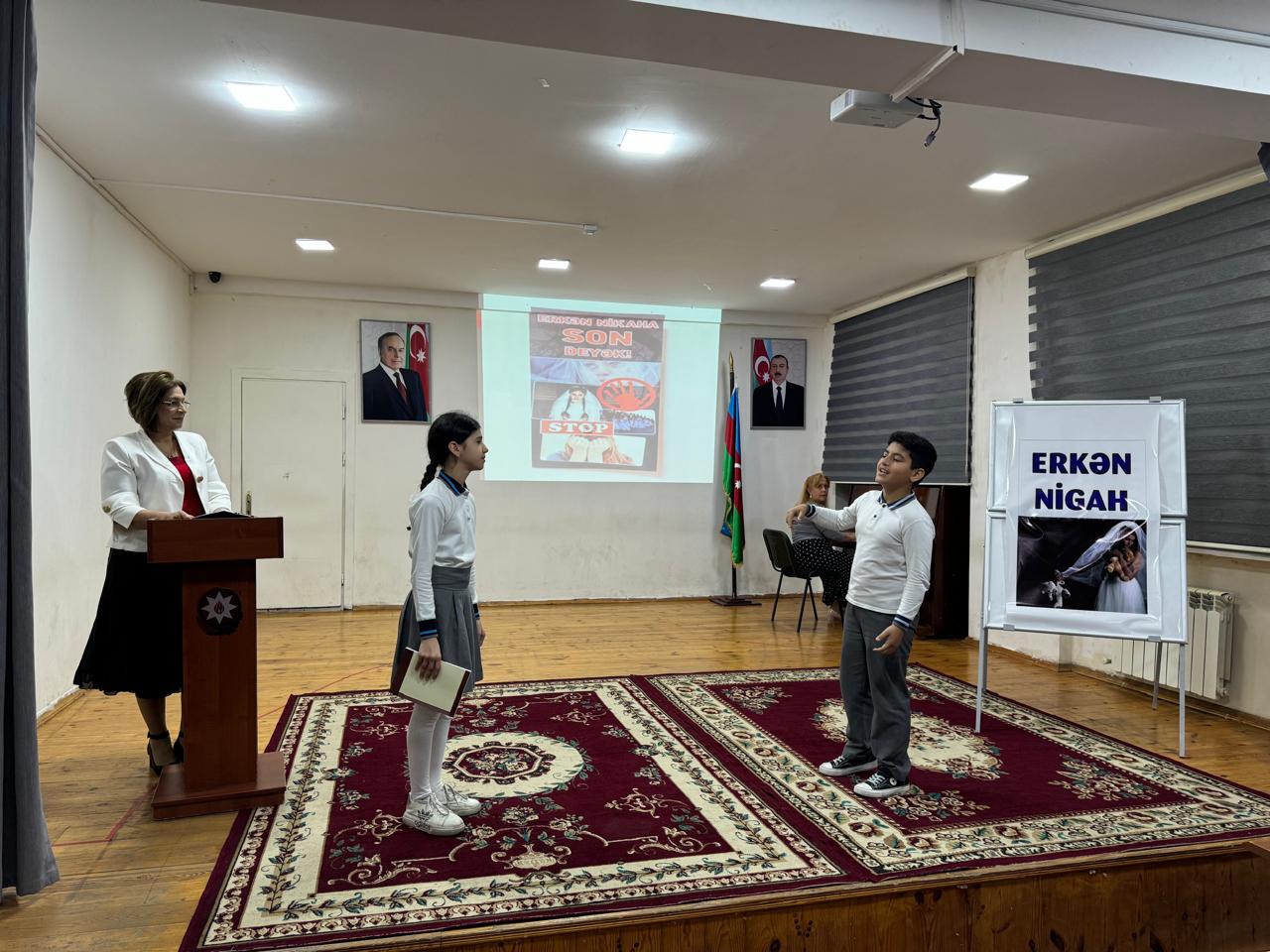 Nəsimi rayonunda erkən nikah ilə bağlı maarifləndirici tədbir keçirilib